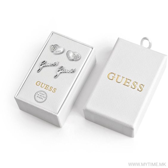 Orecchini Guess Donna in Acciaio Cubic Zirconia JUBS01803JWRHT/U - JUBS01803JWRHT/U